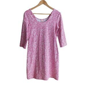 Persifor Women's Kilpatrick Dress Cheeta Pink Pull On Vacation M